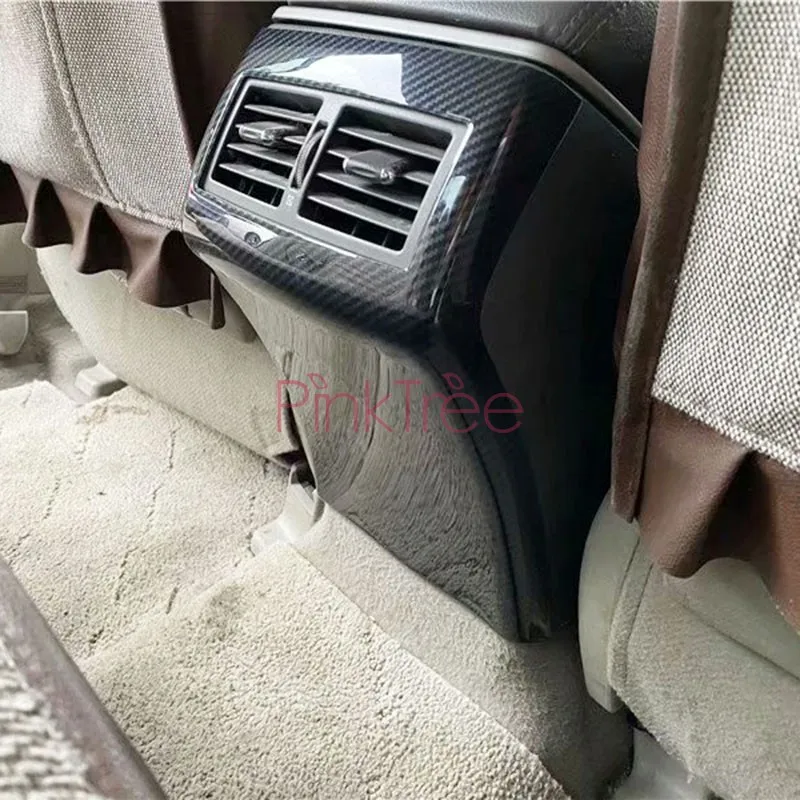 Car Styling  Interior  Accessories For Toyota Camry 2006- 2011 Wooden Color Rear Air Conditioning Vent Outlet Cover Trim