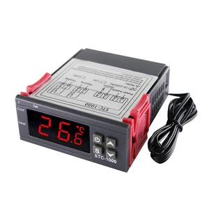 STC-Digital Thermoregulator, Thermostat, Microcomputer Temperature Controller for Greening, Aquariums, Controls Heating and Refrigeration, 10A Current, 12V, 24V, 1000 V Tensions 10 Main Sales Thermostat for Hoker - №5
