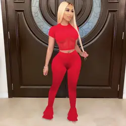 2 piece set women two piece set summer clothes crop top pants two pieces sets women outfits sexy