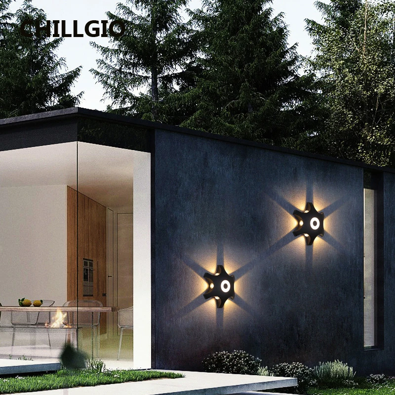 CHILLGIO Nordic Wall Lamps Out - Outdoor Lighting For Garden ulasan dan harga