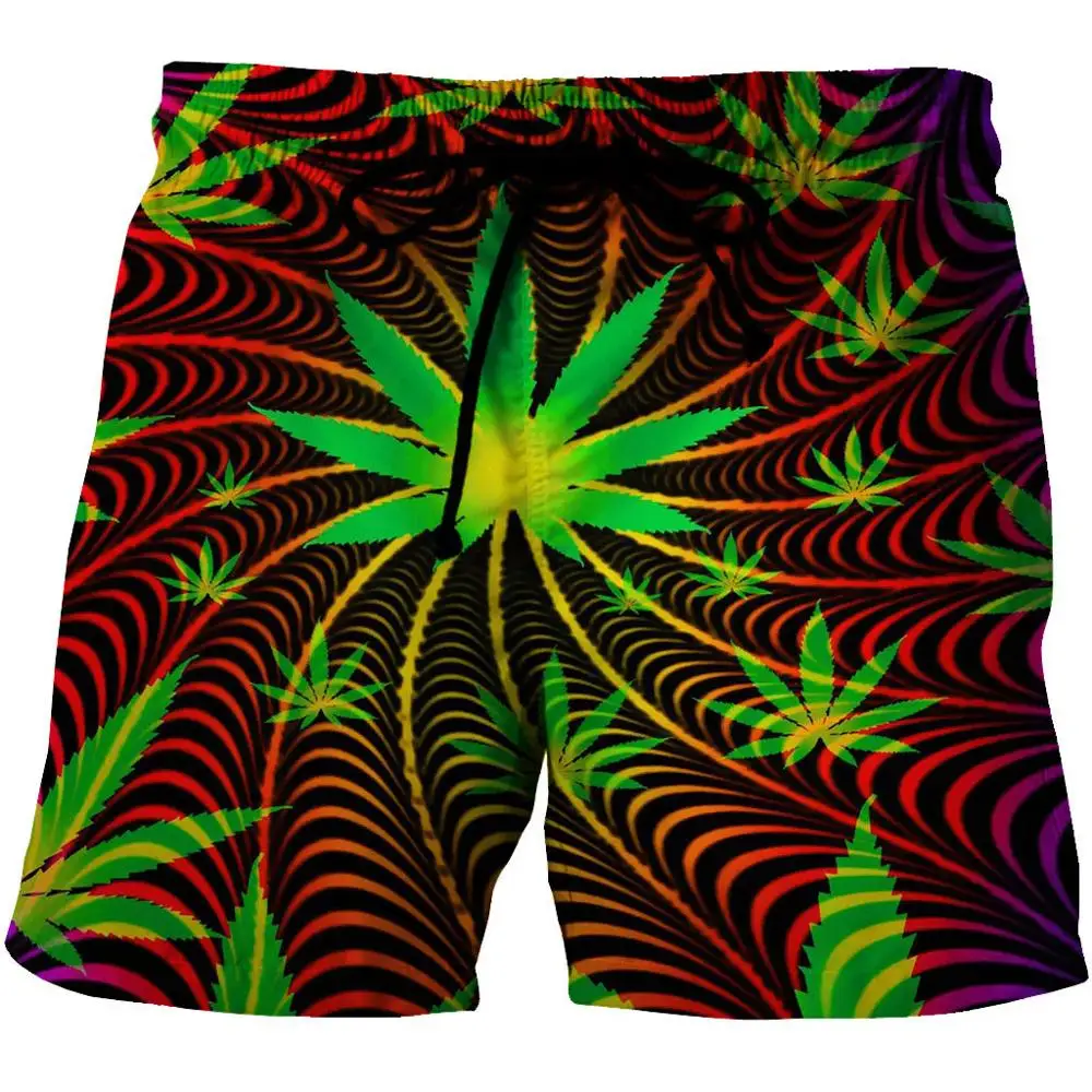 3D Print Beach Shorts Men Summer Loose Surfing Board Shorts Quick Dry S-6XL Running Trunks Swimsuit Oversized Short Swimwear Man