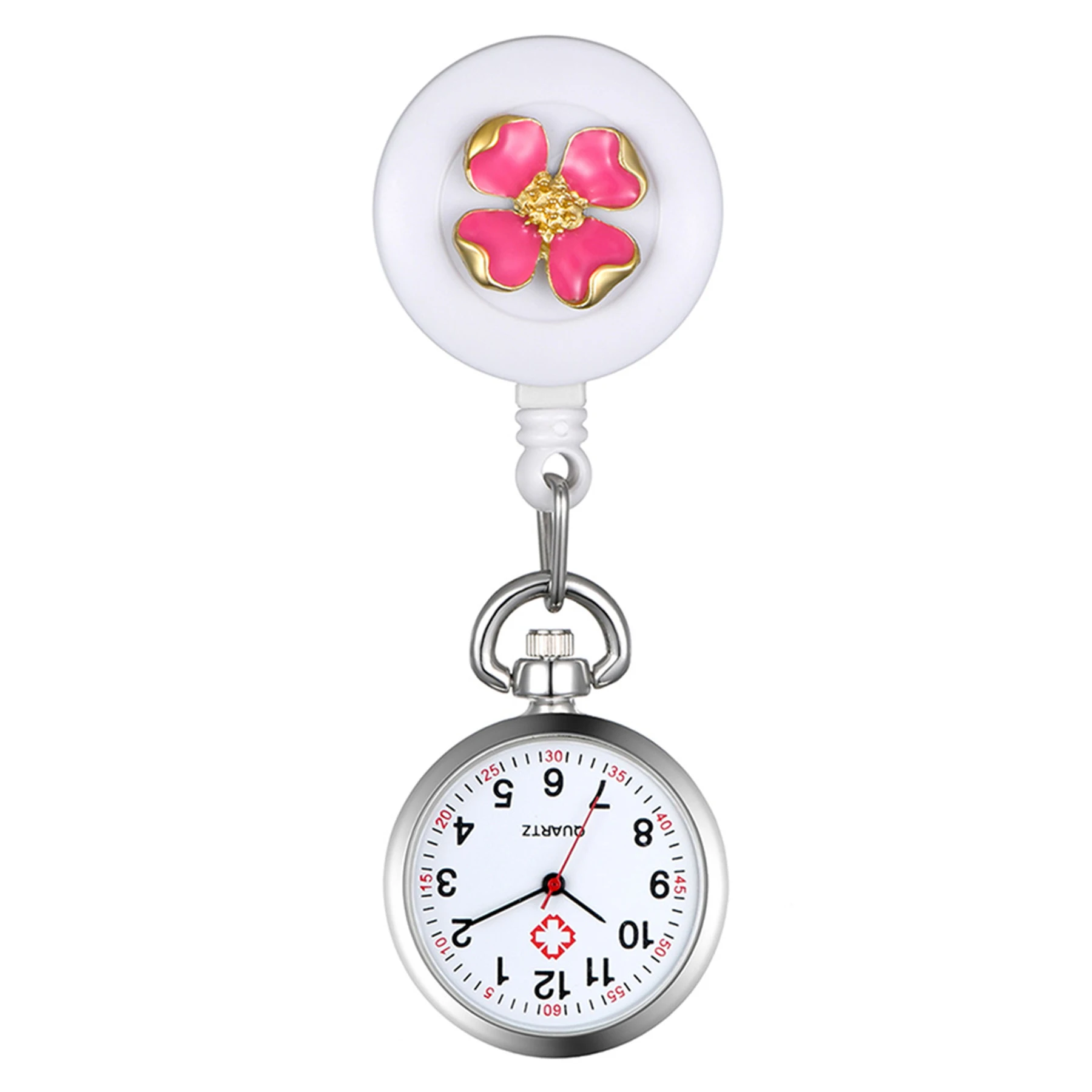 Модные простые наручные часы LANCARDO с застежкой в виде лепестков, подвеска-брошь, кварцевые карманные Регулируемые часы для врачей и медсестер