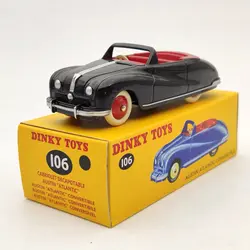 DeAgostini 1:43 Dinky Toys 106 For Austin Atlantic Convertible Black Diecast Models