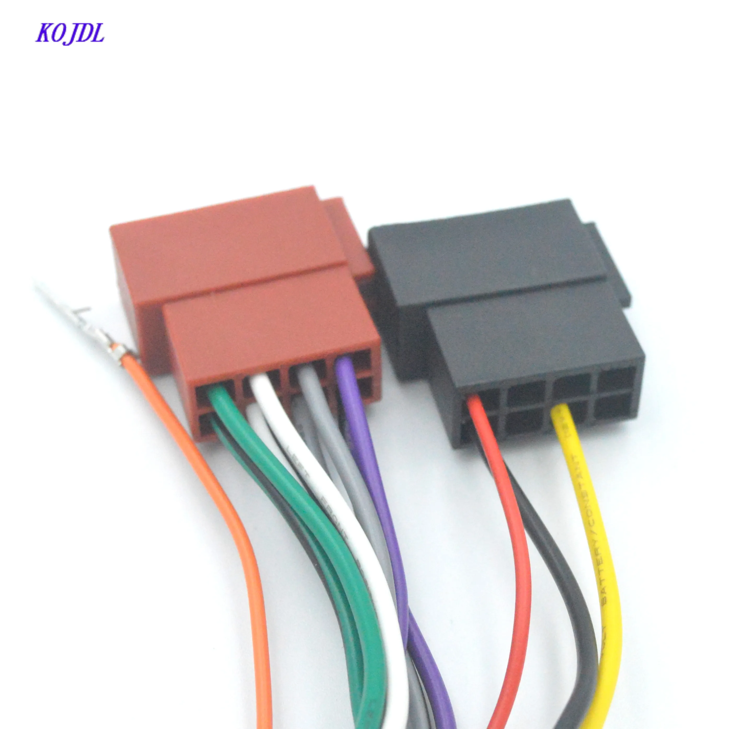 Car Radio ISO Wiring Harness Adapter Connecter For Renault Logan Sandero Duster Captur ISO Cable Plug Car Audio Harness