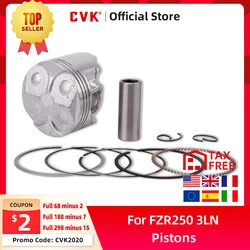 CVK Engine Parts Pistons Rings 48MM STD Standard +25 +50 +75 Cylinder Bore Size For Yamaha FZR250 FZR250RR 3LN FZR 250 big ban