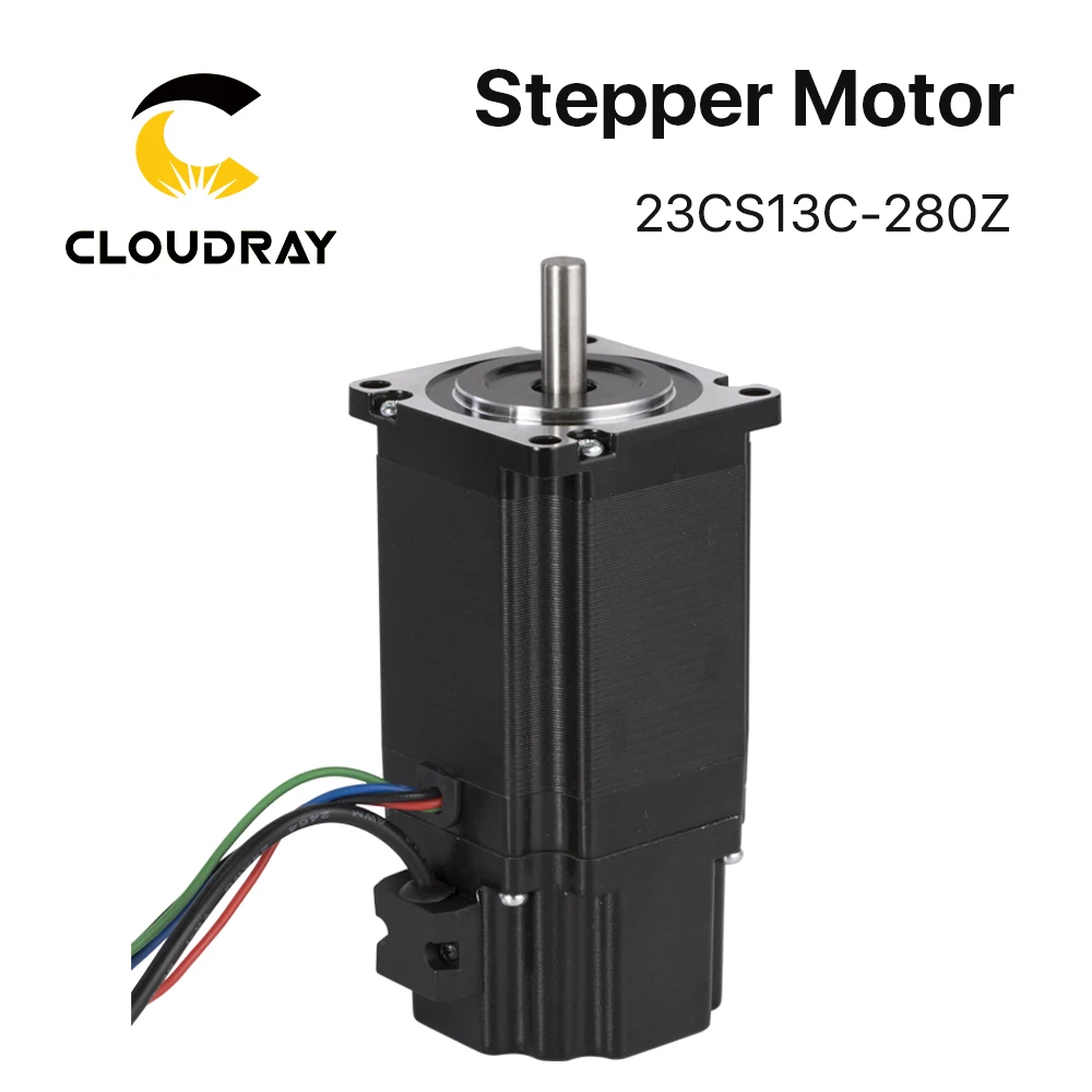 Nema 23 Stepper Motor 115mm 1.3Nm 2.8A 2 Phase Stepper Motor with Brake 4-lead for 3D printer CNC Laser Grind Foam Plasma Cut