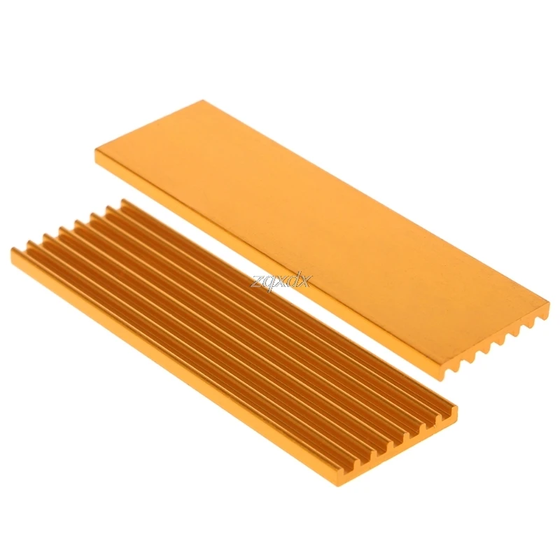 High Quality Aluminum Radiator Heatsink For M.2 PCIE Solid State Disk SSD 2280 70x22x3mm