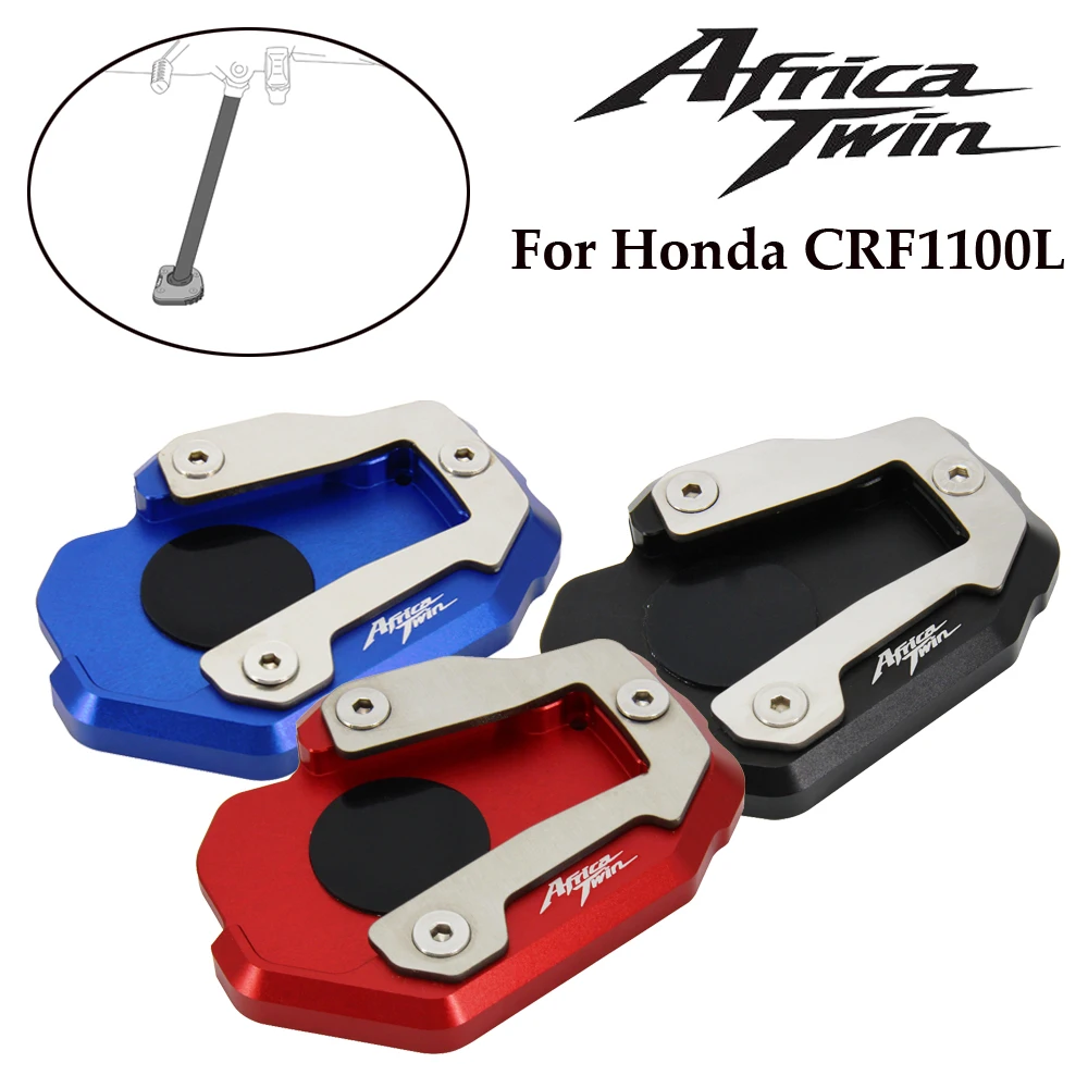 Motorcycle Kickstand Foot Side Stand Extension Pad Support Plate For Honda CRF1100L 1100L CRF 1000 L Africa Twin 2020