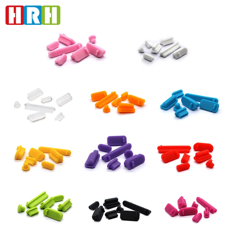 

HRH Silicone Anti Dust Plug Cover Protective Stopper Dustproof Usb Computer Accessories For Xiaomi