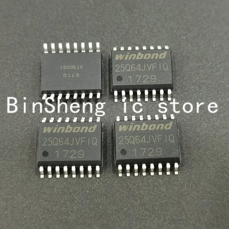 10pcs/lot  W25Q64JVSFIQ 25Q64JVFIQ memory IC SOP-16   Brand new and original