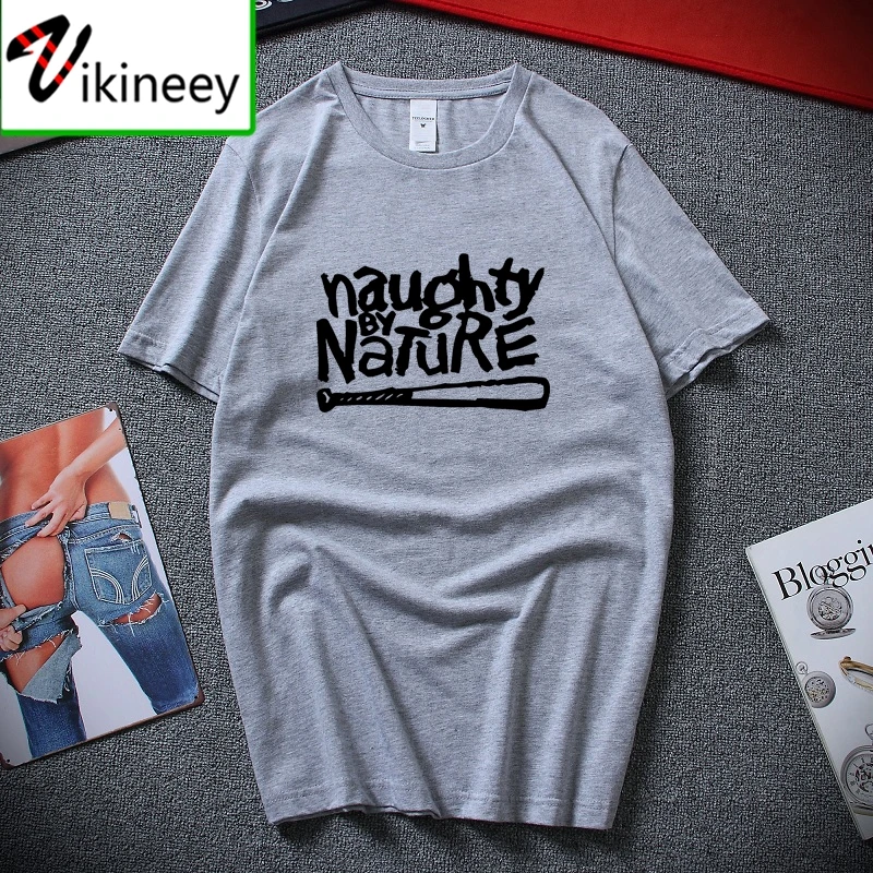 Naughty By Nature Old School Hip Hop Rap Skateboardinger Music Band Bboy Bgirl T-shirt Black Cotton T Shirt Top Tees