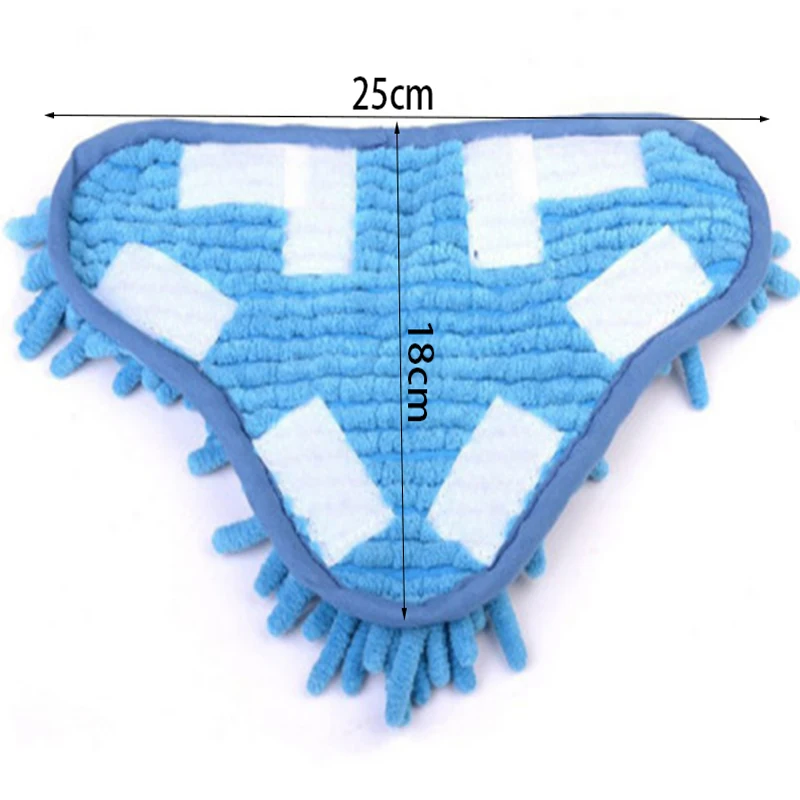 5PCS Dreieck verbundene Steam Mop pads H20 Chenille garn Material für Dampf Reiniger Mopp Ersatz Teile