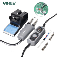 YIHUA 938D Electric Soldering Iron Portable Tweezers Soldering Stations Temperature Control Adjustable For BGA SMD Welding Tools