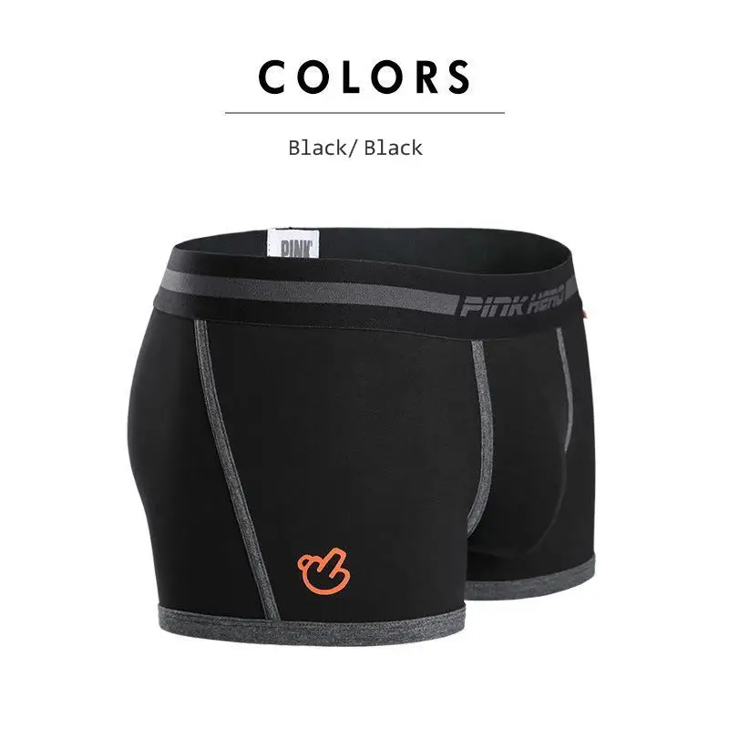 2021 NEW Fashion Mens Boxer Sexy Breathable Underwear Comfortable Stitching Letters Sexy Elastic Underwear Boxer Shorts