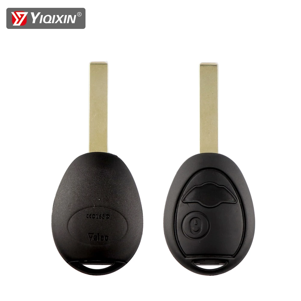 YIQIXIN 2 Buttons Remote Car Key Shell For BMW Mini Cooper S R50 R53 Uncut Blade Key Fob Cover Case Replacement