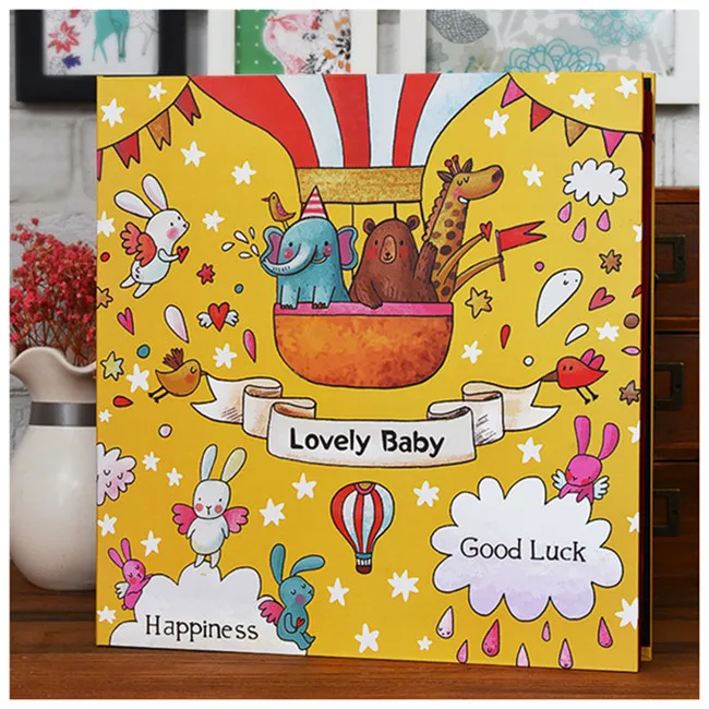 

PA9 18-inch film hand-self-paste photo album DIY family baby photo album couple the creative gift