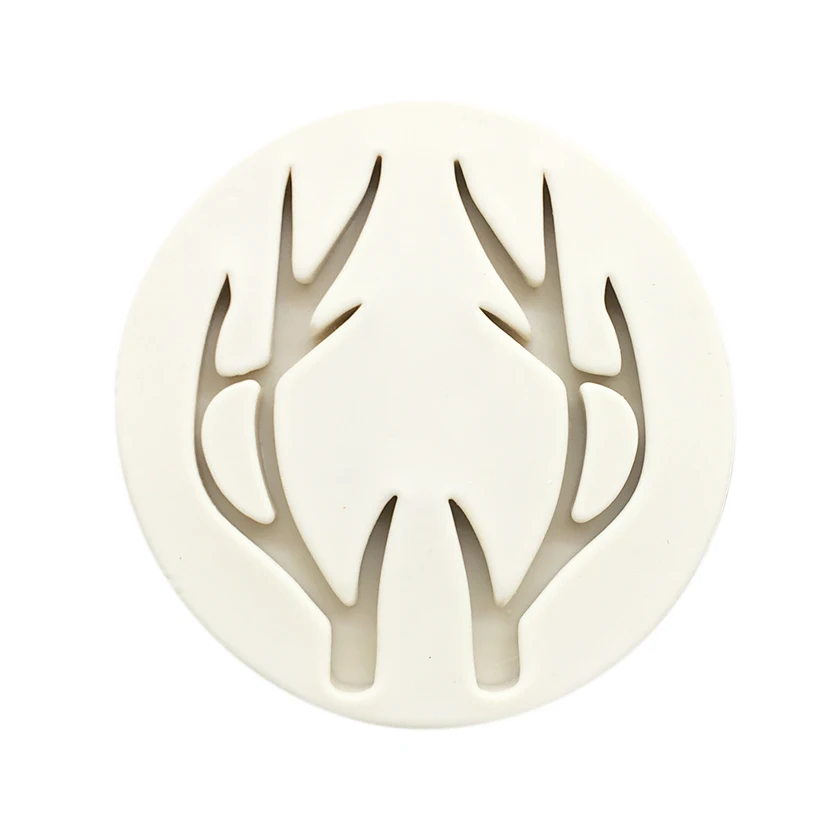 Christmas Reindeer Horn Silicone Mold Resin Tools Sugarcraft Cupcake Baking Mold Fondant Cake Decorating Tools