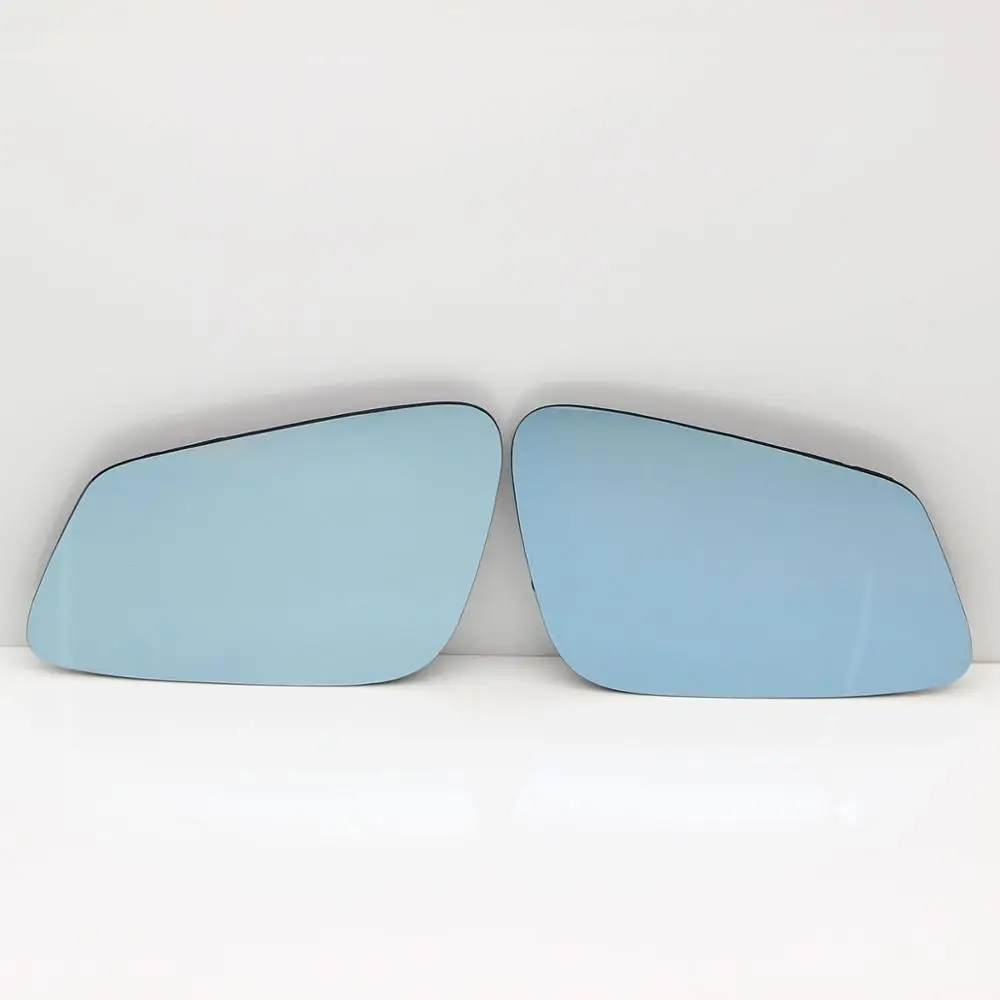 

Blue Mirror Glare Proof Mirror Turn Signal Heated Rearview Mirror For BMW