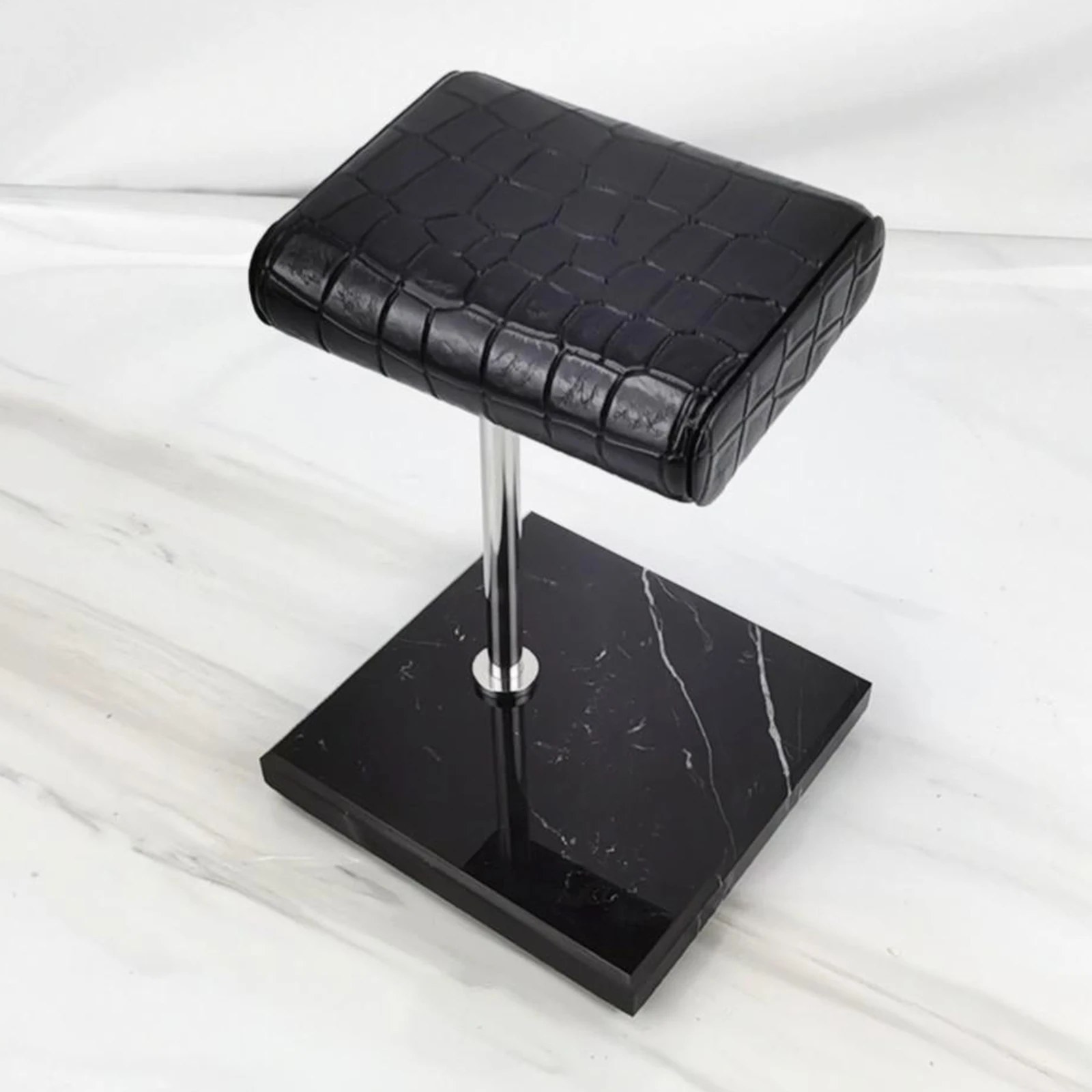 Portable Marble & PU Leather Watch Organizer Display Stand Holder for Watch Bracelet Bangle Placement Stand Perfect Luxury Gift image 4