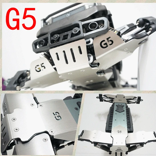 

Stainless Chassis Plate Protection Suspension Arm Plate For Thunder Tiger MT4 G5