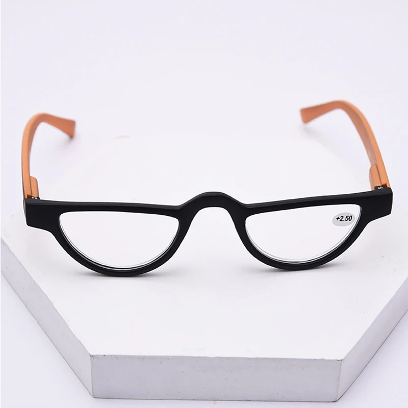 Cat Eye Reading Glasses Women Men Retro Fashion Ultralight Plastic Full Frame Clear Lenses Presbyopic Eyeglasses +1.0 To +4.0