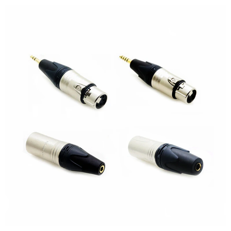 

HIFI NEUTRIK 4 Pin XLR to 4.4mm 3.5mm 2.5mm Pentaconn Adapter Male to Female