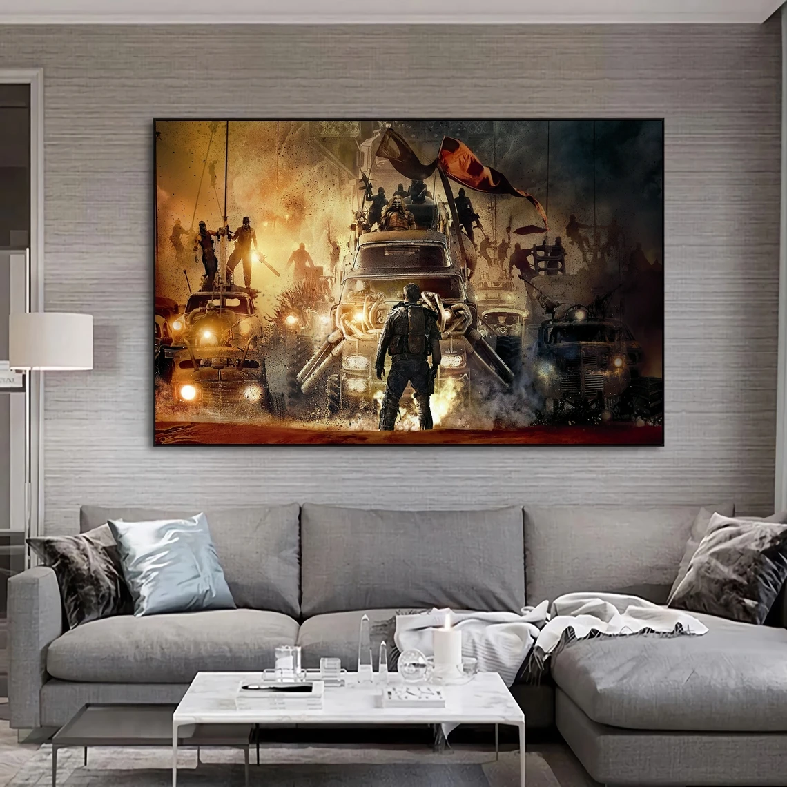 Mad Max Classic Movie Poster Canvas Art Print Home Decoration Wall Painting ( No Frame )