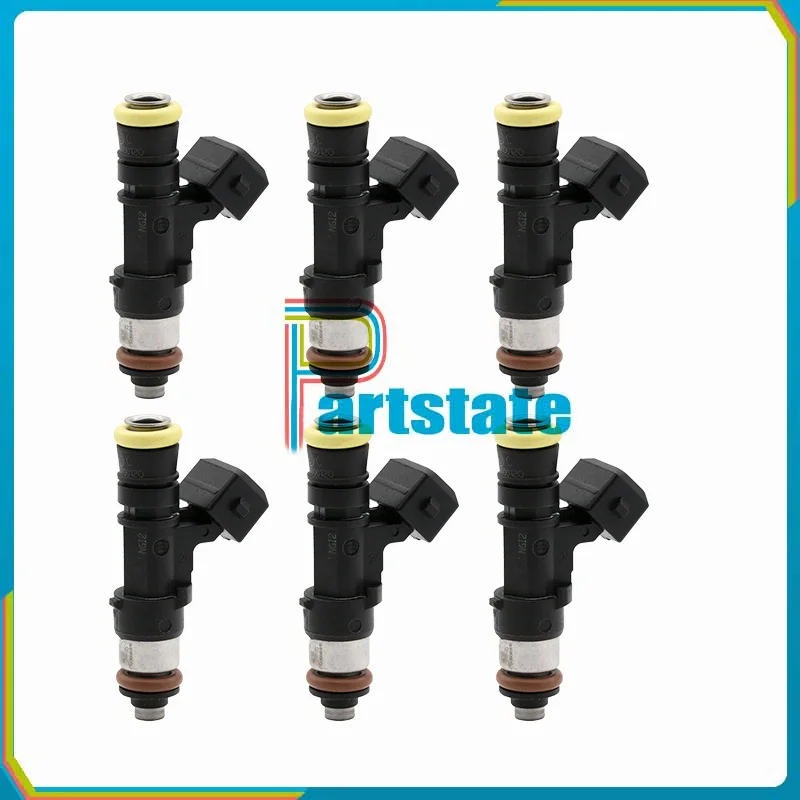 

6X 0280158830 0280158829 2200cc 210lb CNG Gas Fuel Injector For Honda Au-di Mazda Dodge High Performance EV1