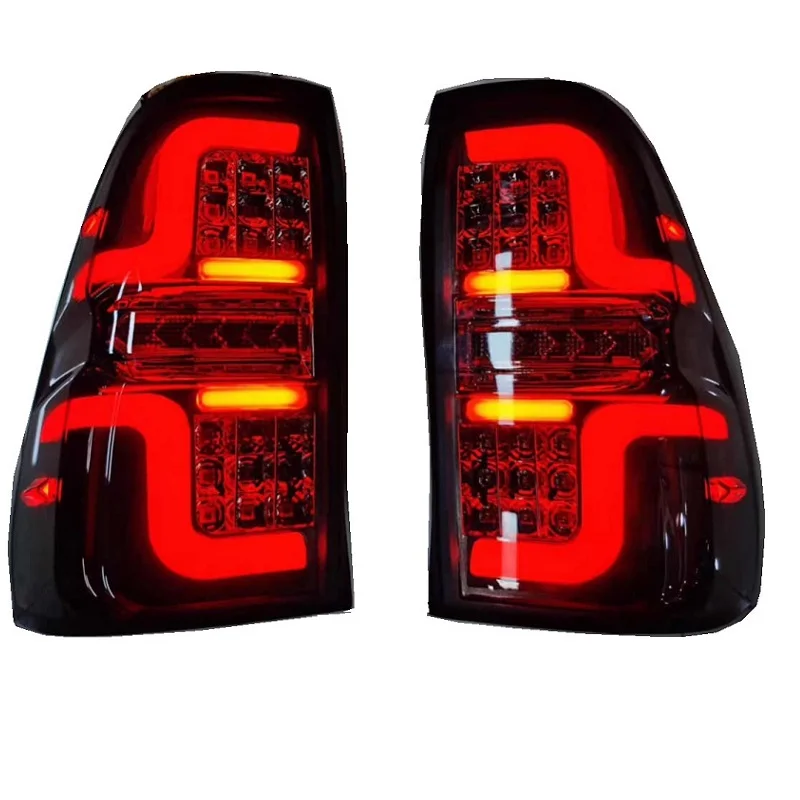 Auto Exterior Rear Lamps Assembly Led tail Lights Fit For Toyota Hilux Hilux Vigo 2005 2006-2014 Rear Brake Turn Signal Light