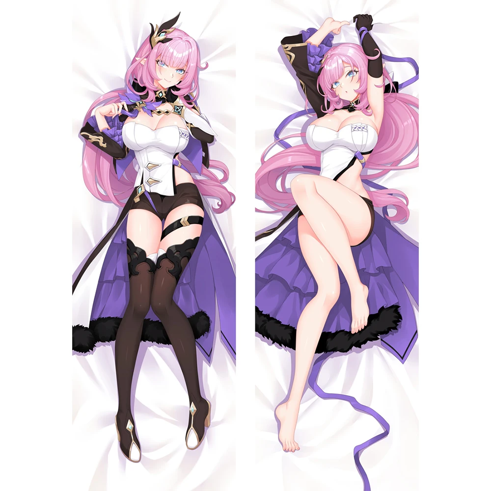 Honkai Impact 3 Cartoon Character Cosplay Anime Dakimakura Pillowcase Sexy Elysia Hugging Body Pillow Case Cover Otaku Room Gift