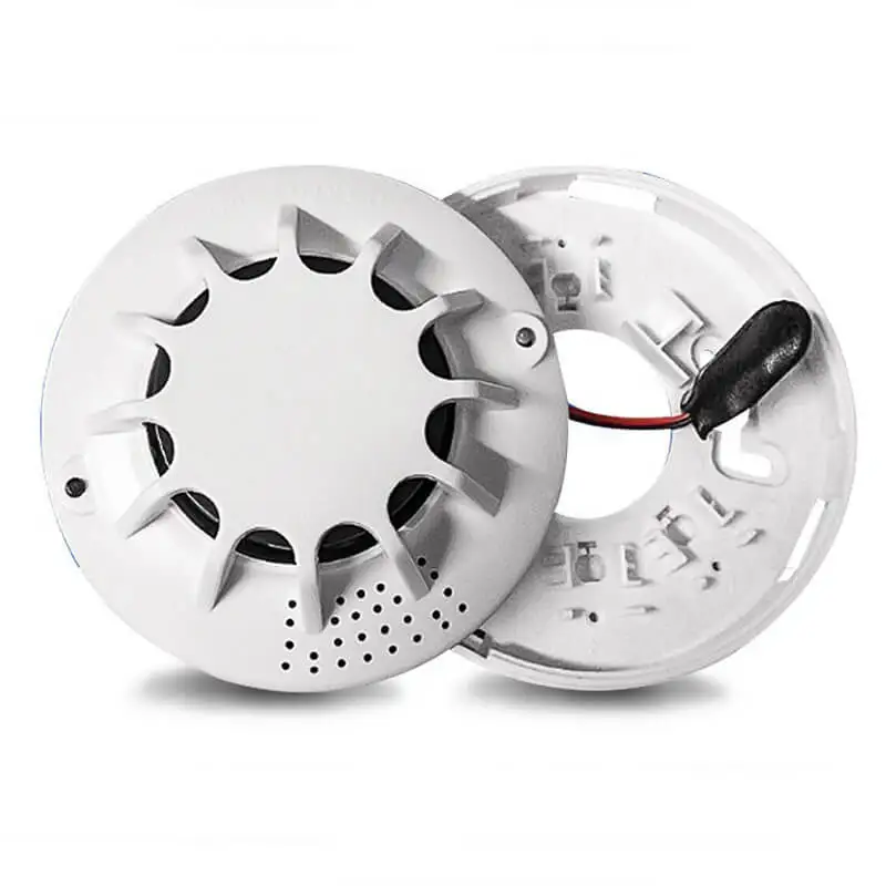 85dB Sound Heat Detector High Stability Independent Fire Detector Heat Alarm For Mall Hotel Warehouse