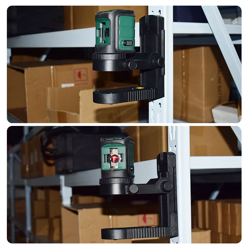 L-shaped Magnetic Bracket For Laser Level Strong Suction Force Horizontal Up And Down Adjustment Fixed