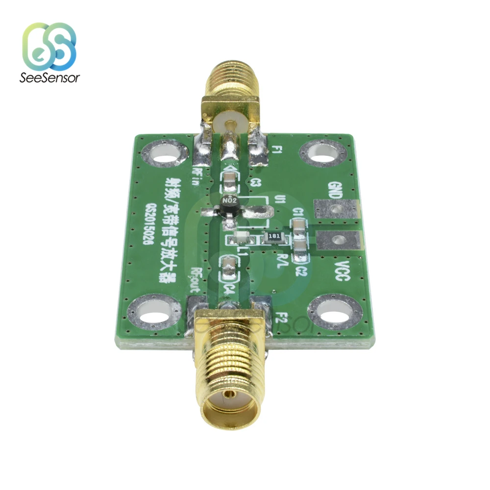 0.1-2000MHz RF Wideband Amplifier Broadband Module Receiver Gain 30dB Low-noise LNA