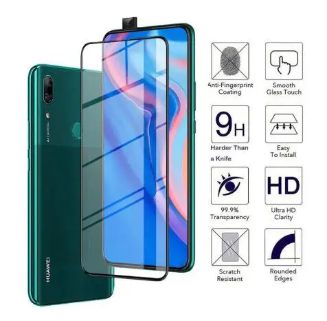 

Tempered Glass for Huawei P Smart Z Protective Glas Full Cover Screen Protector for hauwei Y9 Prime P Smart 2019