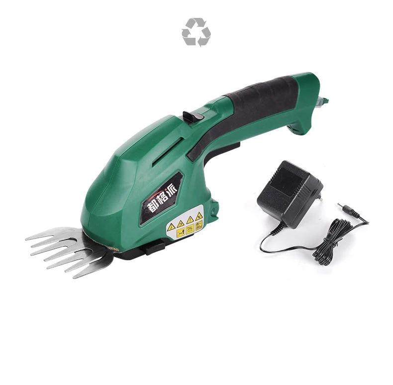 Free Shipping Electric Hedge Trimmer 2 in 1 7.2V Cordless Household Trimmer Rechargeable Weeding Shear Pruning Mower HT2668