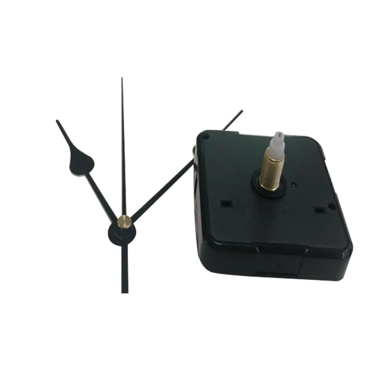 10 x Vintage Quartz Clock Movement Mechanism DIY Wall Long Spindle Black Hand Clock Replacement Tool Kit