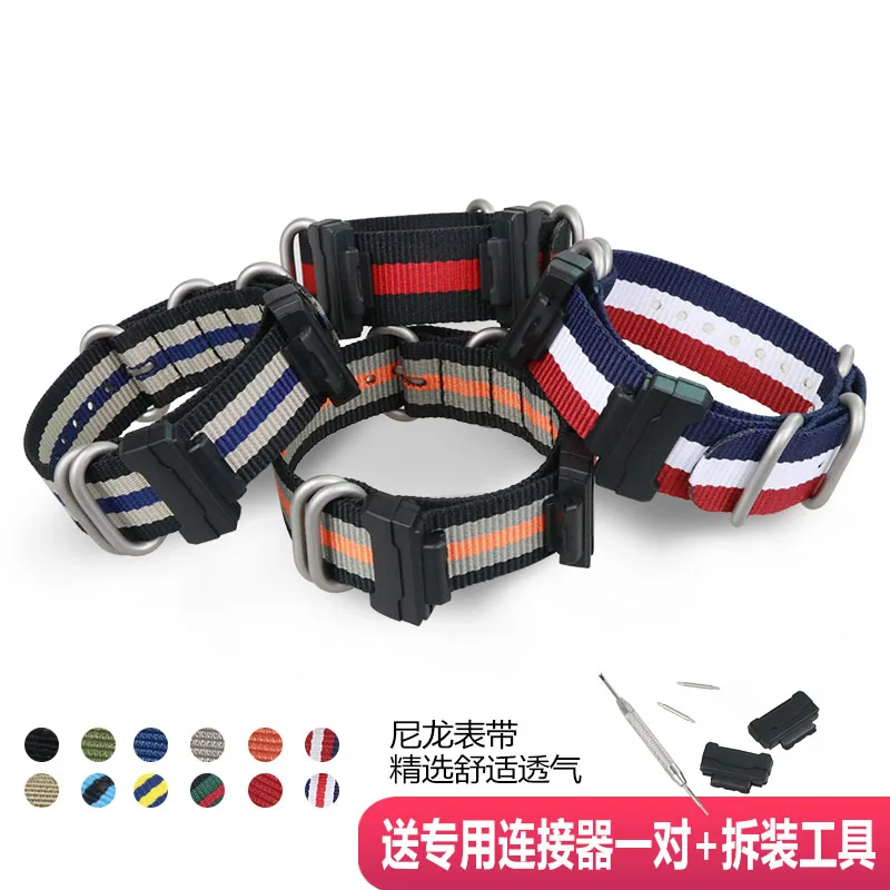 For Casio G-SHOCK Nylon Watch Strap Sports Fabric Wristband Bracelet For Casio GSHOCK GD GA G GW DW GLS 5600 110 Watch Bands