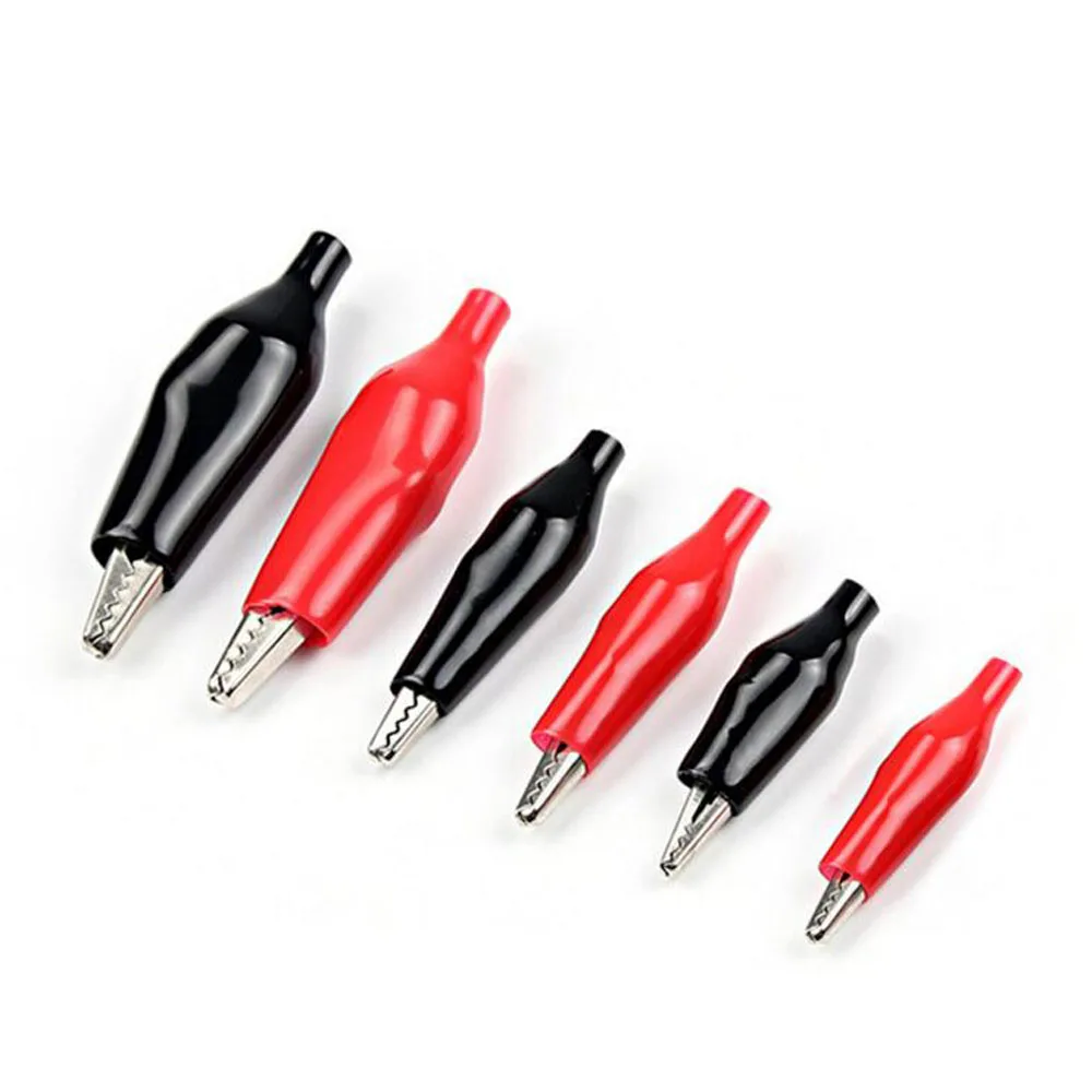 Thicken Battery Clip Pure Copper Car with Firewire Strong Alligator Clip Battery Wire Connection Line Clip Small