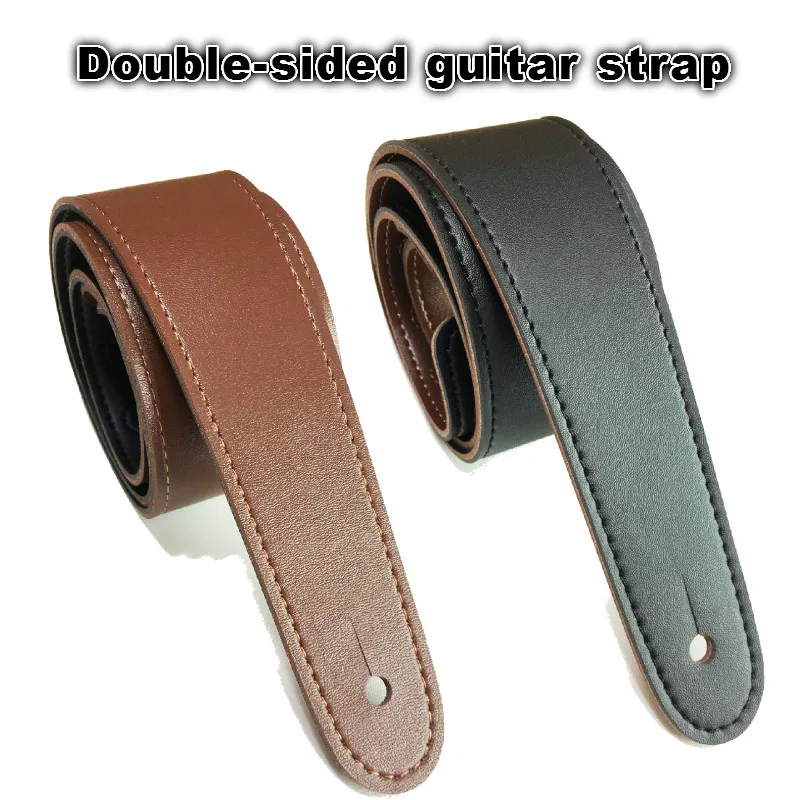 Double-sided Integrated Strap for Musical Instrument, Black and Brown, Foreign Trade, New