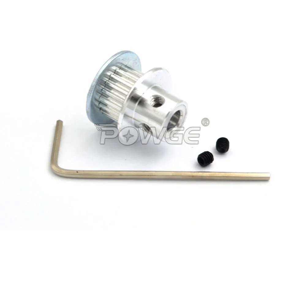 POWGE 20 Teeth 2GT Synchronous Pulley Bore 5mm For Width 6mm 2MGT GT2 Timing Belt 20T 20Teeth GT2 Pulley Small Hub 20-2GT