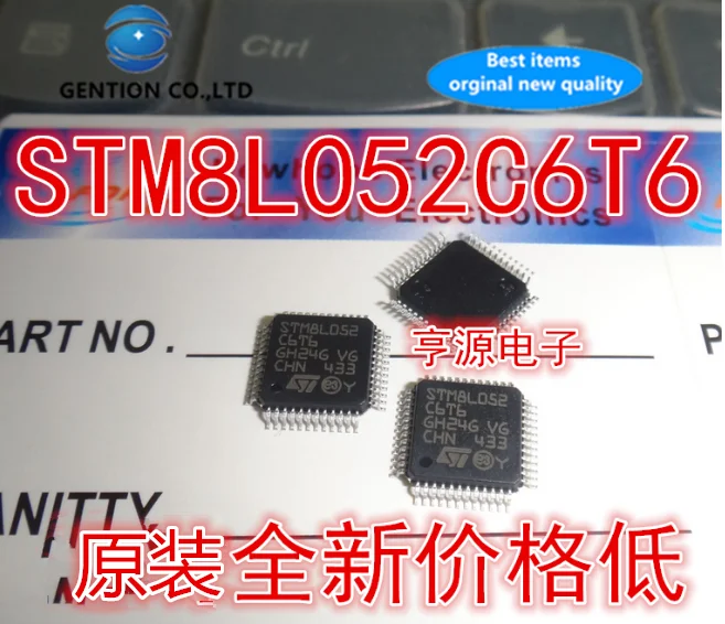 10Pcs STM8L052C6T6 STM8L052 QFP48 재고 100% 신규 및 원본