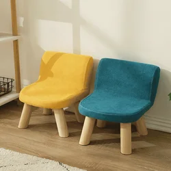 Home Children's Chair Baby Cute Furniture Chair Solid Wood Stool Kindergarten Table and Chair Kids Sofa Stool Desk and Chair