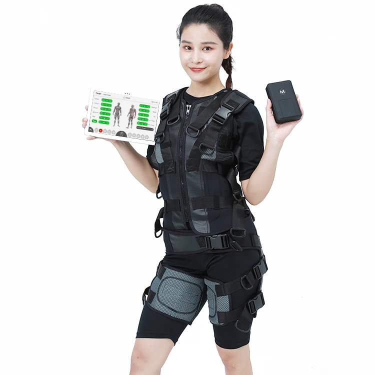 Weight Loss Muscle Workout EMS Suit Vest Machine With Energy Box For Women Or Men