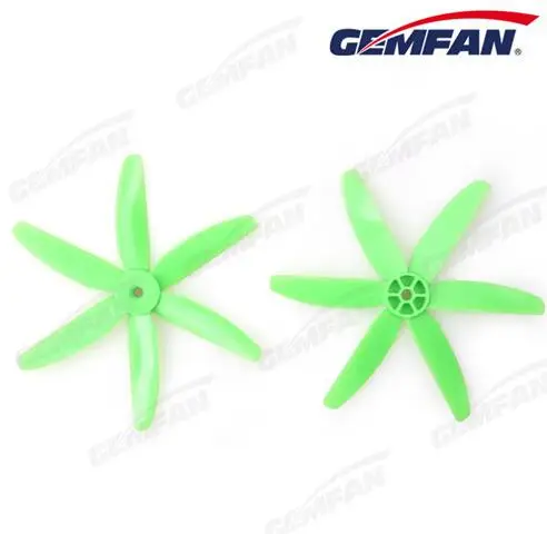 8 Pairs Summer Prime Sale GEMFAN 5040 6-blade 5x4x6 Red Color Propeller for LDARC/KINGKONG RC Drone