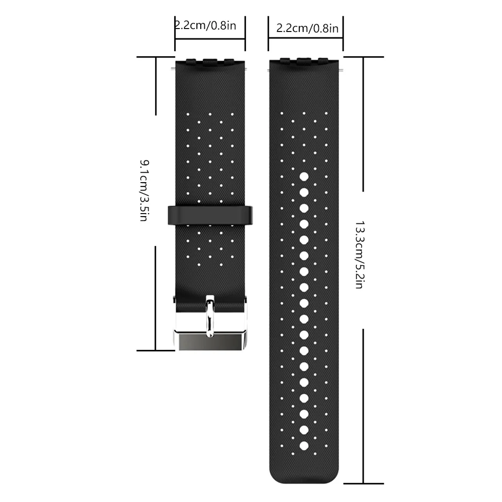 Sport uhr Ersatz band verstellbares Silikon armband Armband Ersatz für Polar Vantage m