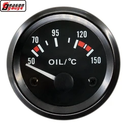 Dragon Universa 52MM Auto Car Oil Temp Gauge With Sensor Indicator Control Panel 50-150 Celsius Temperature Meter