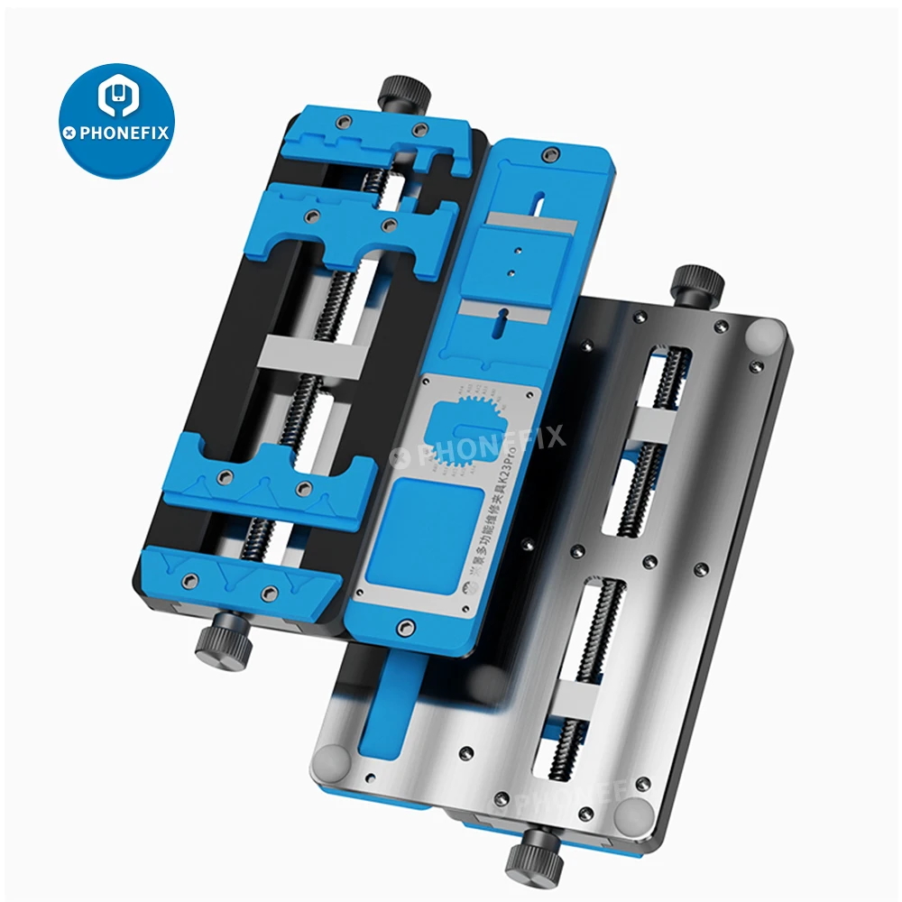 Mijing K23 Pro المزدوج رمح PCB تركيبات مجلس لحام إصلاح حامل للهاتف المحمول اللوحة إصلاح تركيبات حقيبة الغراء إزالة