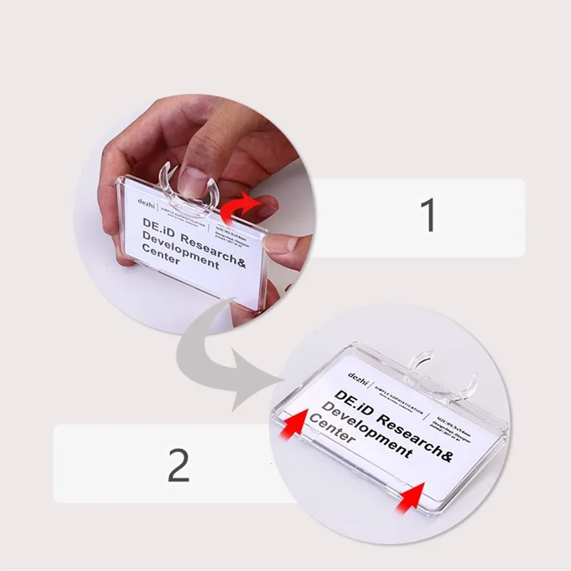 Card Holder Office Supplies Desk Accessories Photocard Holder ID Card Holder Card Wallet ID Holder Business Card Badge Holder