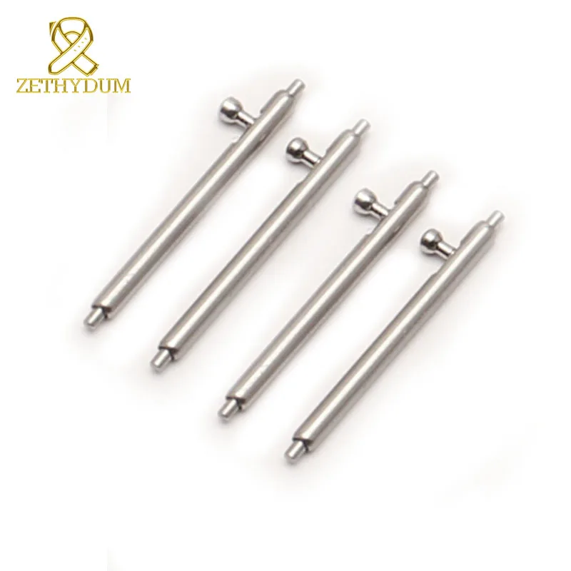 10pcs Single Quick Release Spring Bars Silvery Stainless Steel Watch Pins 18mm 19mm 20mm 21mm 22mm 12-30mm Watchband Link bar