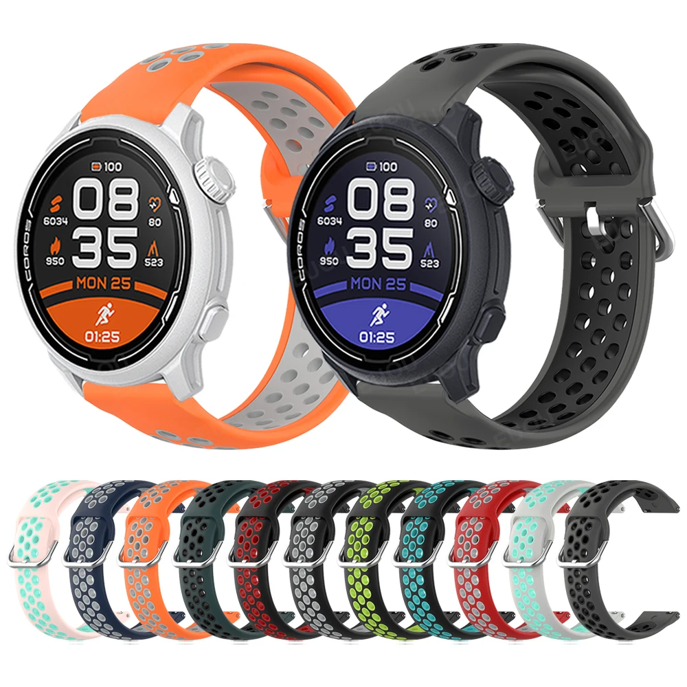 EasyFit sportowy pasek silikonowy do paska zegarka COROS PACE 2 wymień pasek zegarka na bransoletkę COROS APEX Pro APEX 46mm 42mm